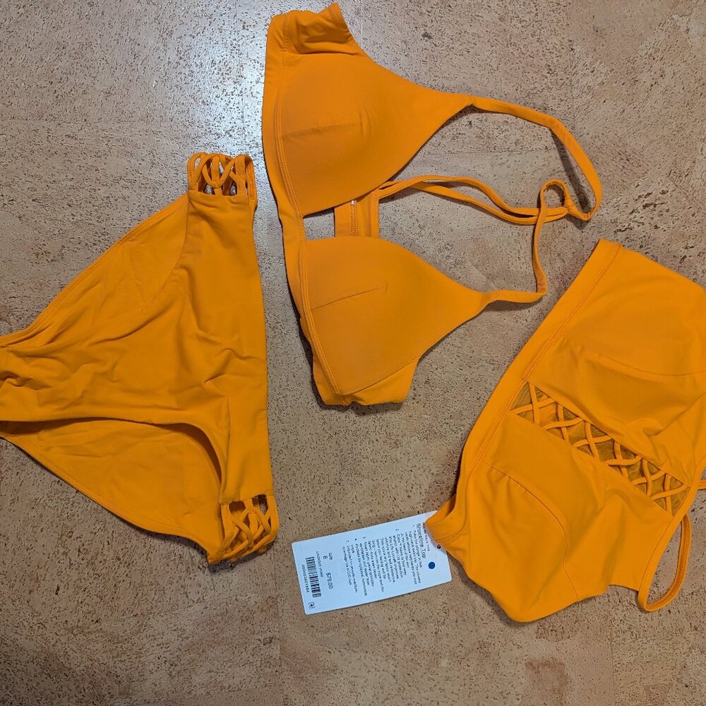 Lululemon bathing suit set size 6